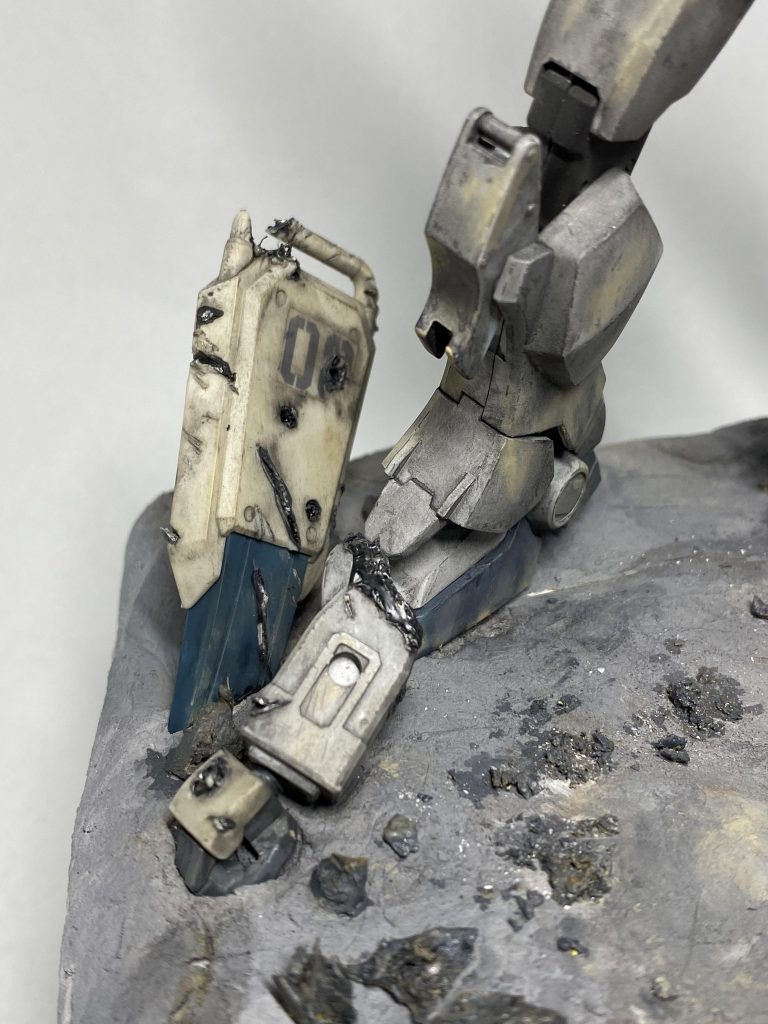 初ジオラマ！HGUC Ez-8–3枚目/制作者：くんし