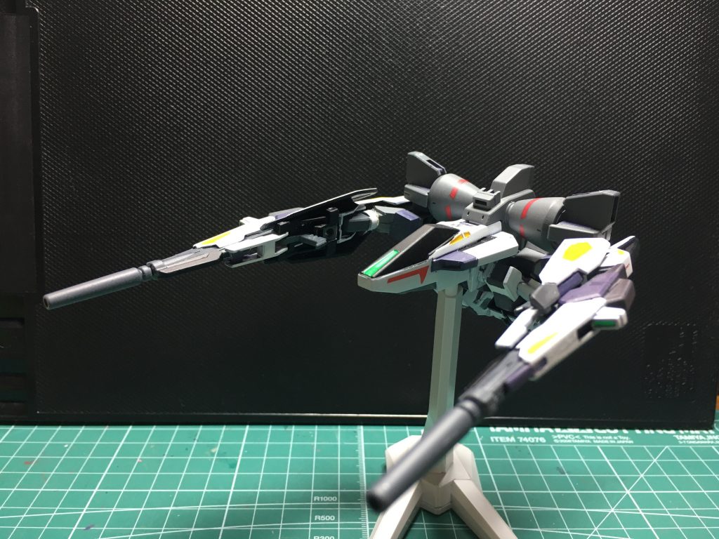 ②Gパーツ フルドドD。HGBCのビルドブースターMk-Ⅱの可動部のポリキャップ化、リペイントで製作。既に単独で作品を発表済みなので、こちらはリンク先をご確認いただければ。