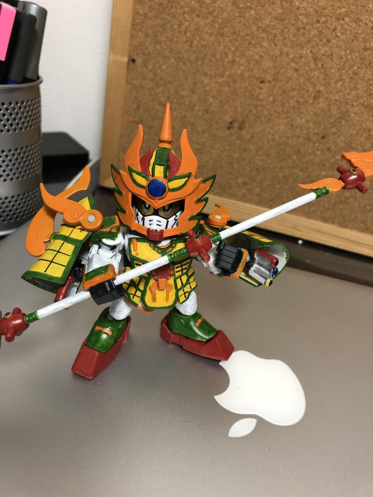 塗装は筆塗り。