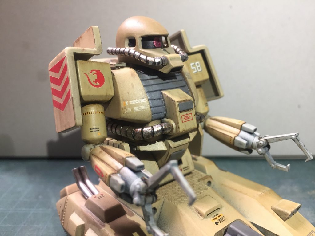 旧キット ザクタンク–2枚目/制作者：ジョニー服部