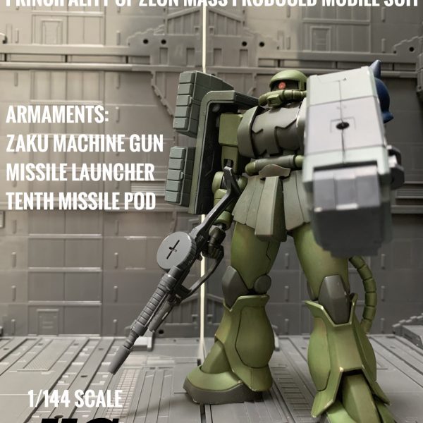 HGUC ザクⅡ(重装備仕様)