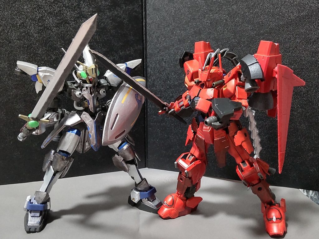 こういう騎士タイプの機体の戦いって良いわよねぇ。