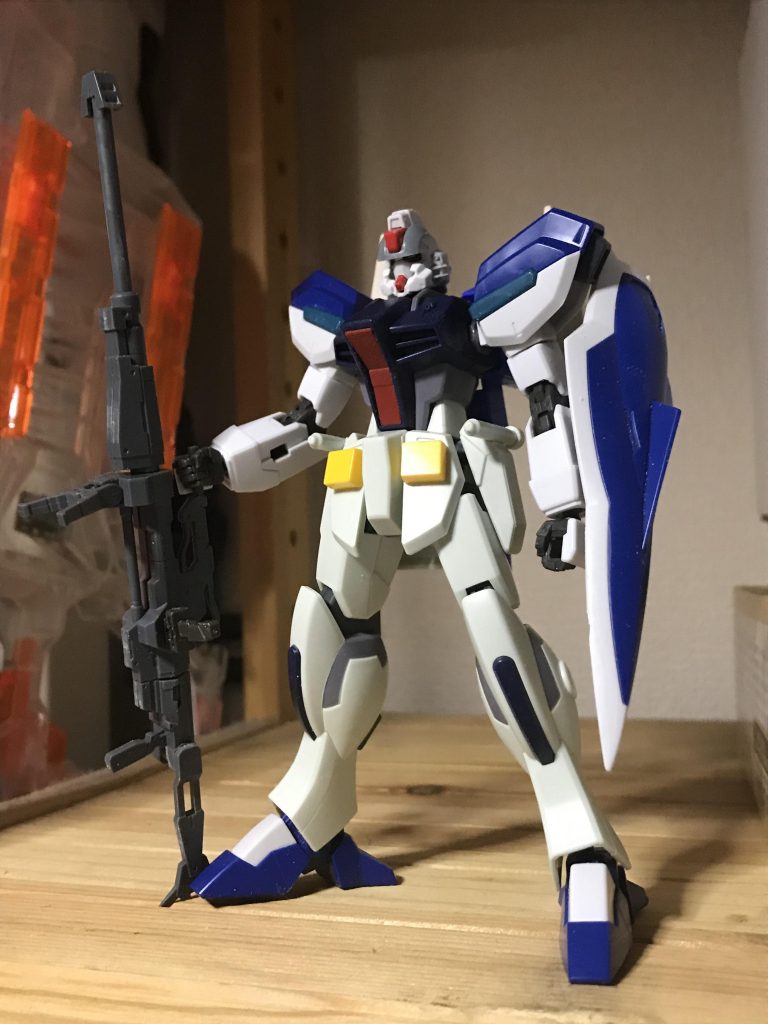 なんとなく使ってみたかったパーツを合わせたらなんというガワラガワラしいラインに。狙った訳ではないですがSEED系のパーツで揃ってますね。