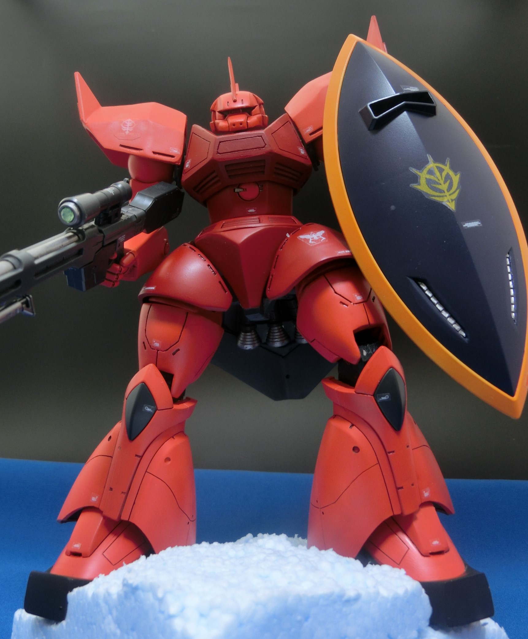 HGUC 1/144 MS-14S シャア専用 ゲルググ THE ORIGIN｜hiroshimさんの