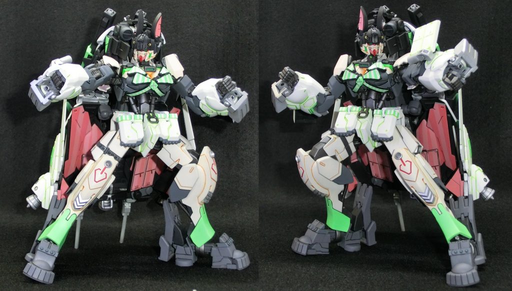 中、近用射撃武装・スリーブレールガン or スリーブマシンキャノン(火薬式)