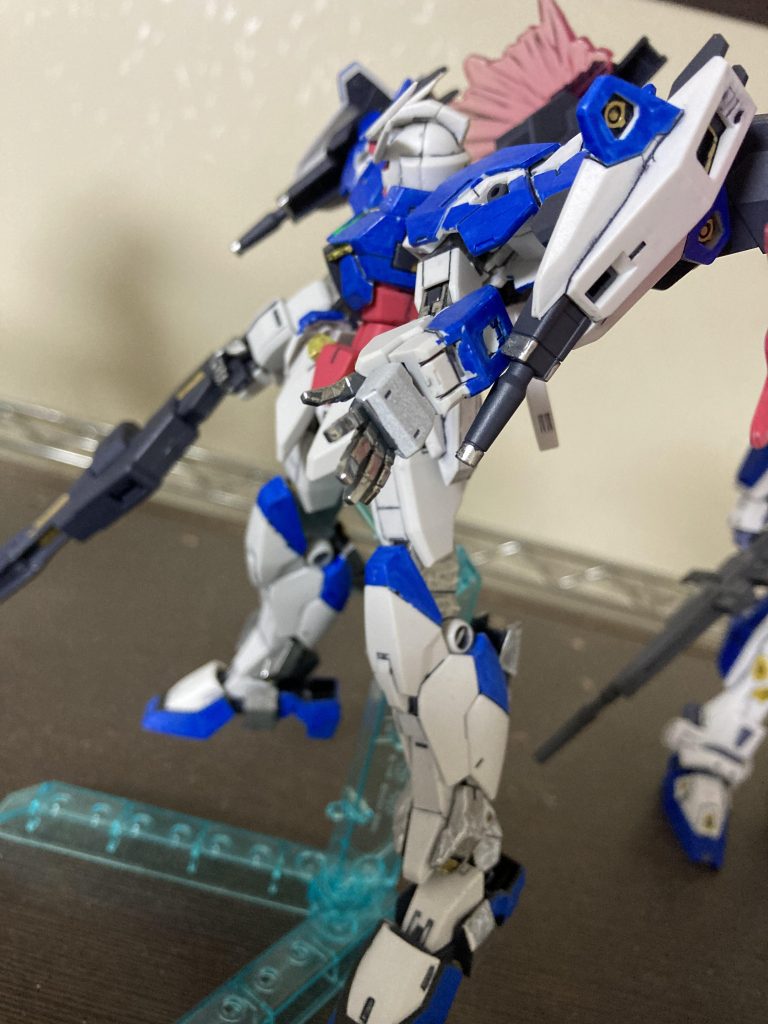 ジュピターヴガンダムのシルバー部分をガンダムマーカーEXメッキシルバーで塗って見た！–5枚目/制作者：hiroaki9004