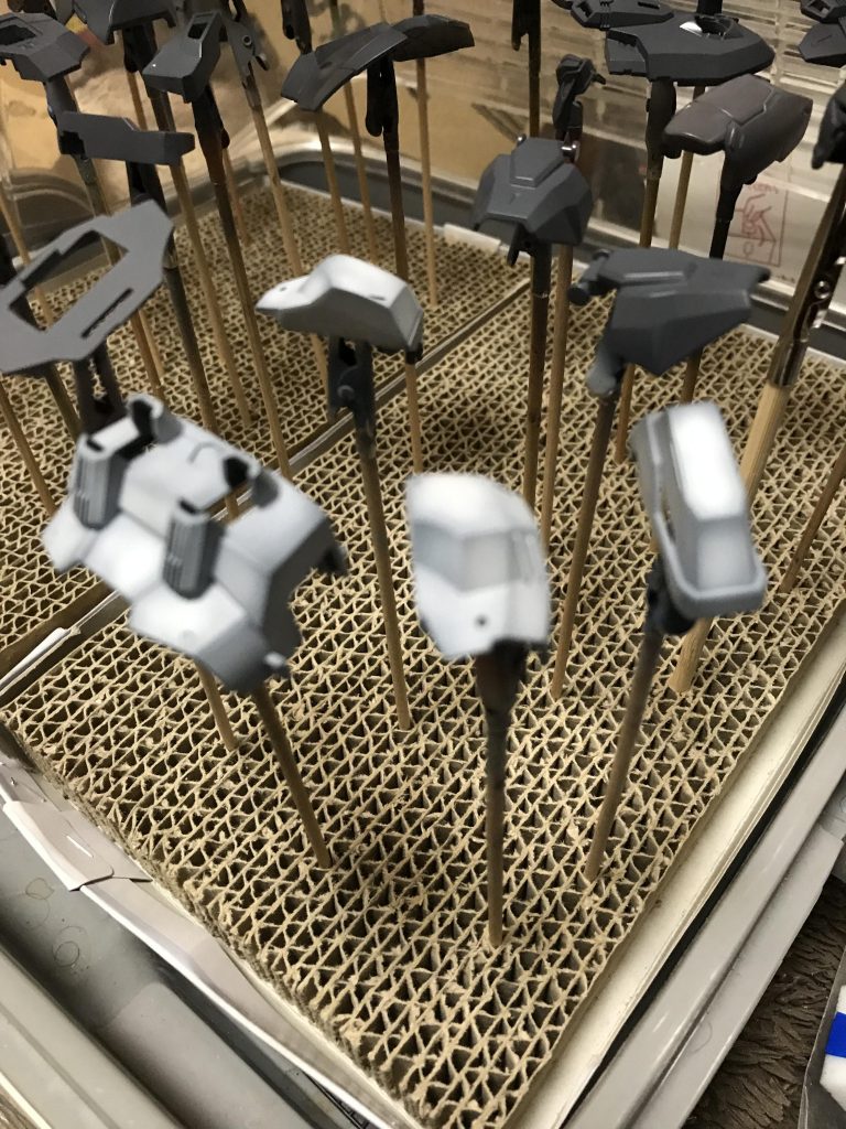 グラデーションで塗装してあります。