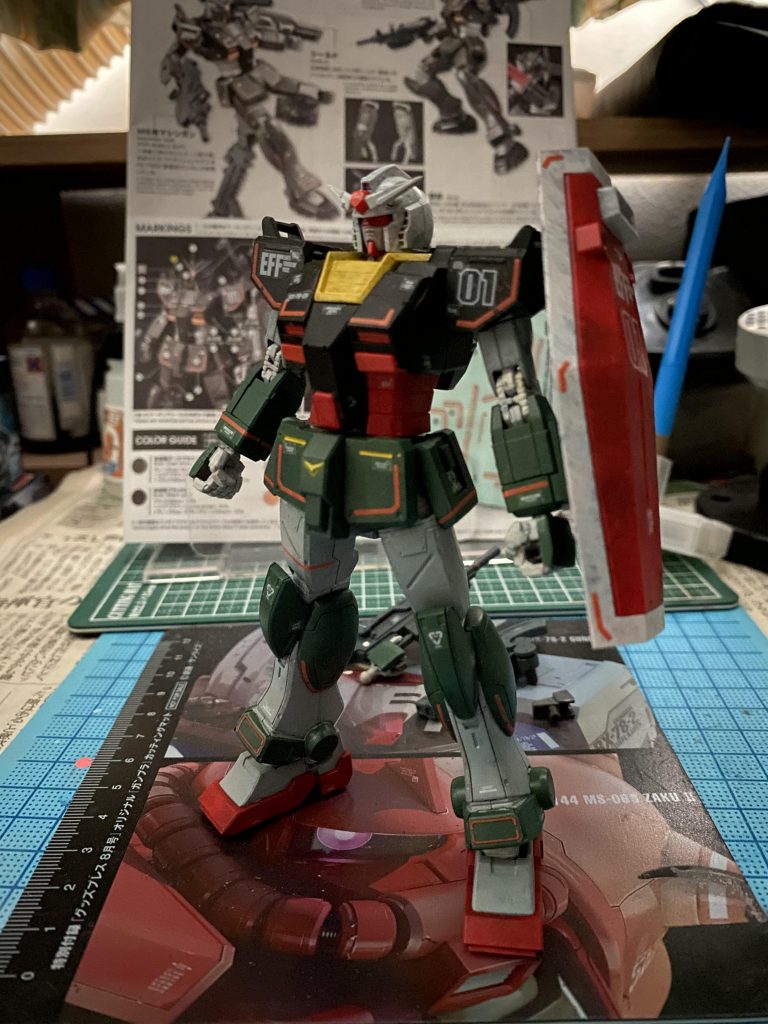 塗装後デカール貼り!