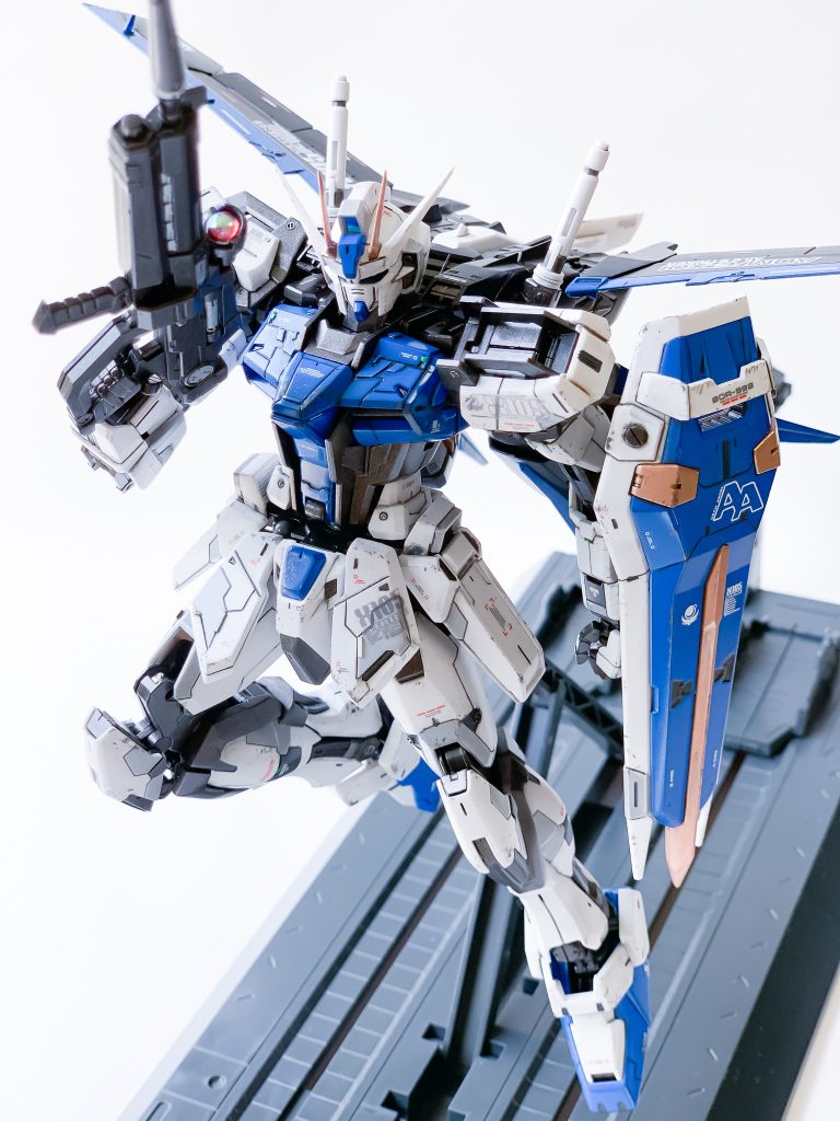 MGエールストライクブルーシエルガンダム–3枚目/制作者：@praZo001