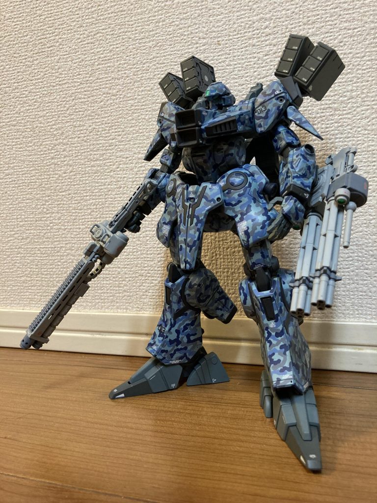 MG ガンダムマークV 迷彩塗装–2枚目/制作者：@kotetsu_mikami