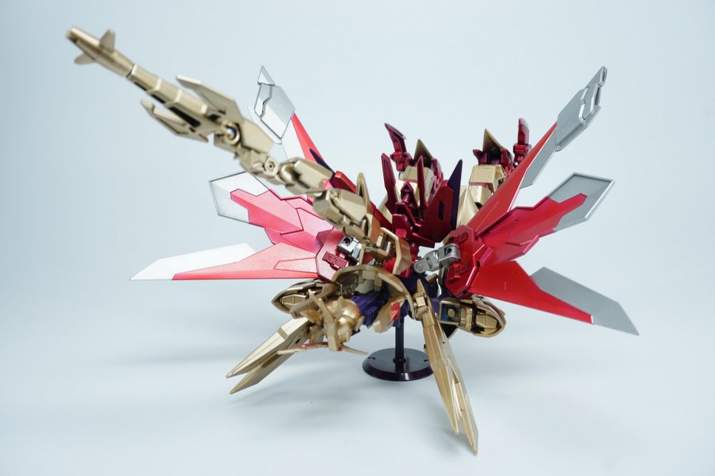 めちゃめちゃでかいワイバーンモード普通にこれだけでMSと戦えそうなくらい存在感がありかっこいいです