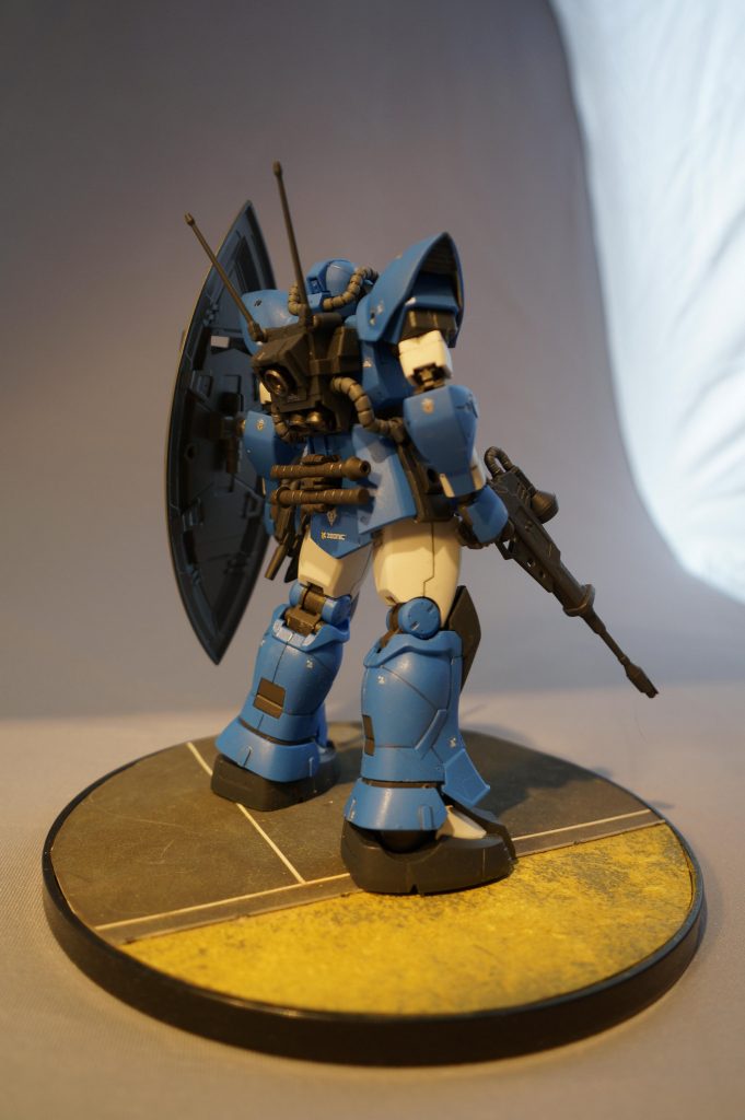 HG　MSD アクトザク　試作耐ビームコーティングシールド装備–2枚目/制作者：ぱんきち