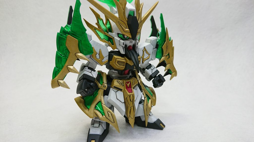 三国創傑伝　関羽νガンダム–2枚目/制作者：しらいし