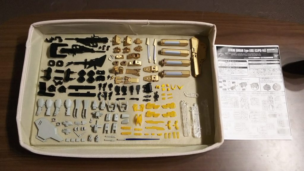 塗装後のパーツです。