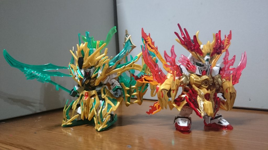 今回のキット、天覇 曹操の時と同様に通常版の関羽と張飛のパーツを流用してるのでnotドMっス