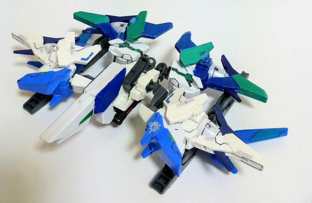 ·セレスティアルブースターアースカイガンダムの強化パーツです。GNドライヴを4基搭載し(クアッドドライヴ)、機体の大幅出力アップができます。コアチェンジ···スカイ to セレスティアル!