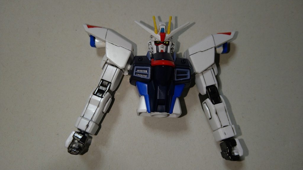 HGCE　フリーダムガンダム　ガンダムマーカー塗装–2枚目/制作者：Gタクヨ