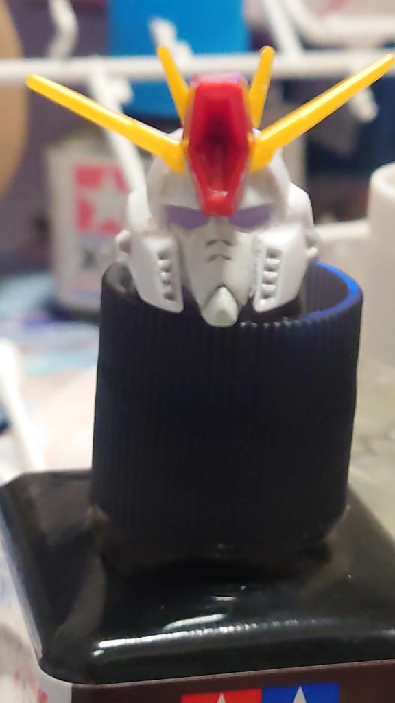 旧ＭＧ一番くじのヘッドを自分好みにイジりました！一番くじで人気無いのか、リサイクルショップで２００円で手に入りました！