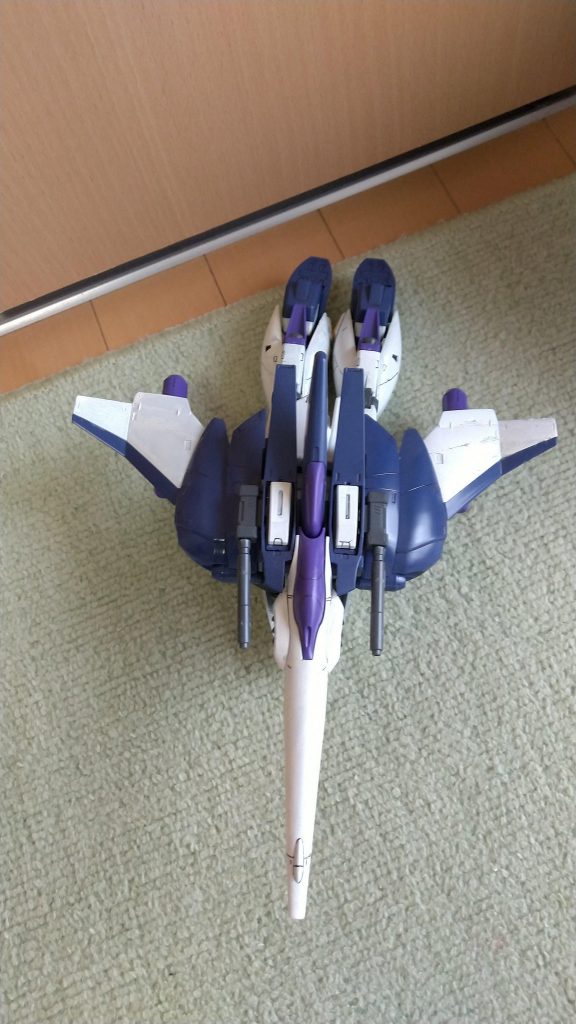 画像はウェーブライダー形態ですが、モビルスーツ形態は撮ってません。ていうか、リ・ガズィって戦闘機ですよね?(笑) 今回はこれで終わろうとおもいます。最後まで見ていただきありがとうございます!