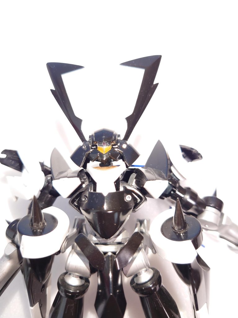 見えにくいと思いますがフラッグフェイスのモノアイも塗装してあります。 