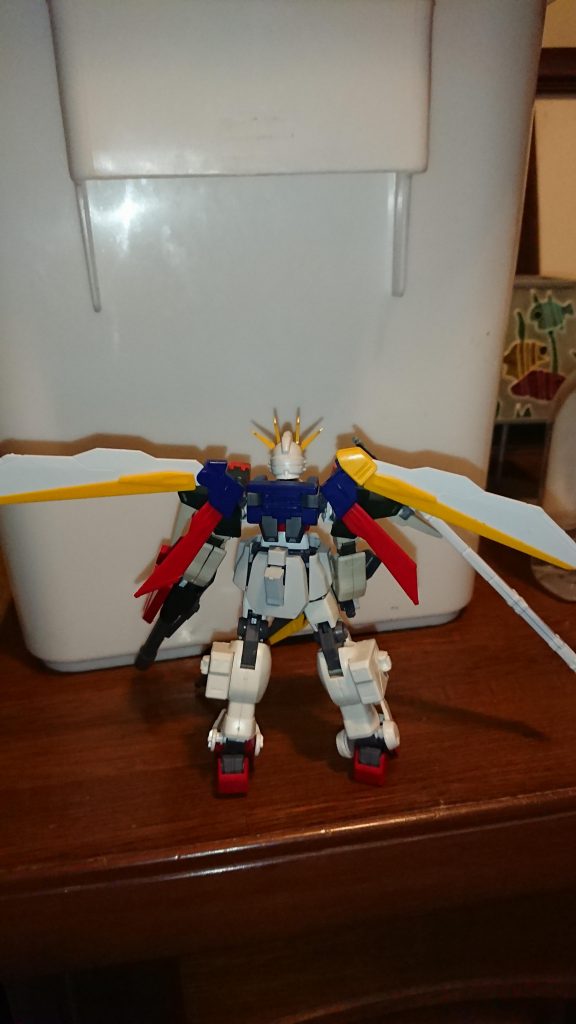 背中はこんな感じです。