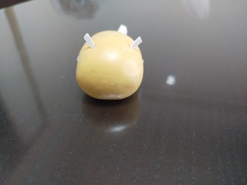 製作中の時はほんとにのっぺらぼうだった（笑）  