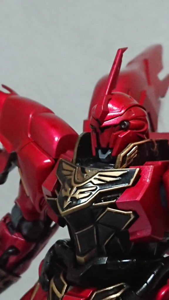 バストアップ。クリアー層が薄かったかなと...。 