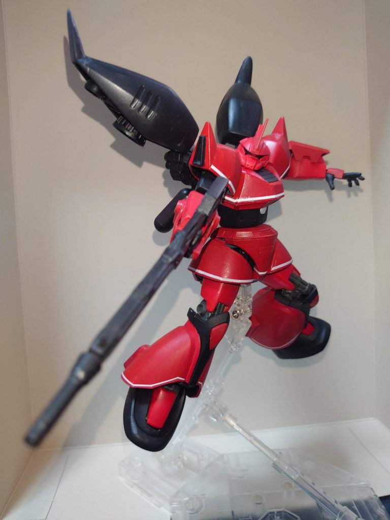 ライフル構えて。