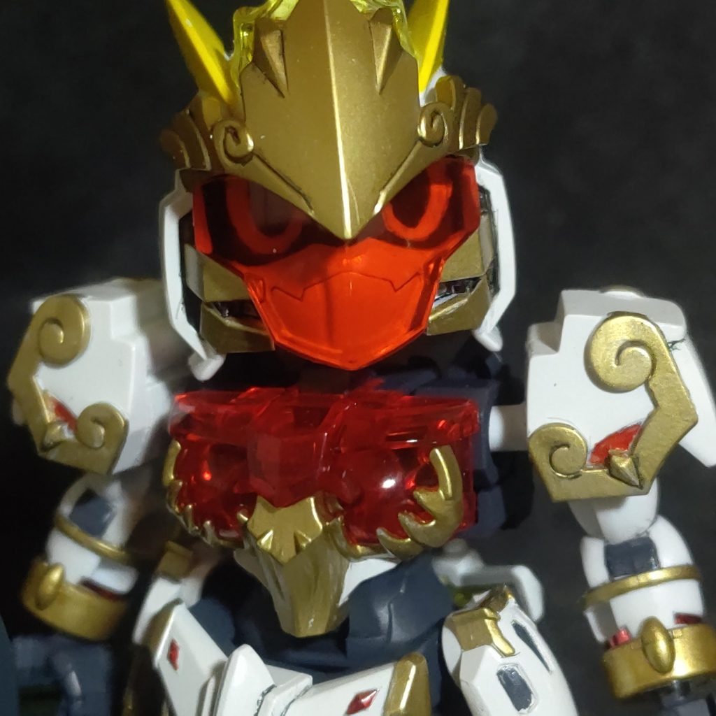 付属のシール 白と黒を 逆に塗り潰してアニメの中の ぶちギレ 小喬にしてみました 気分的にわ GN粒子でピーリスに なってんのかな？あたしわ! 超兵だぁ！