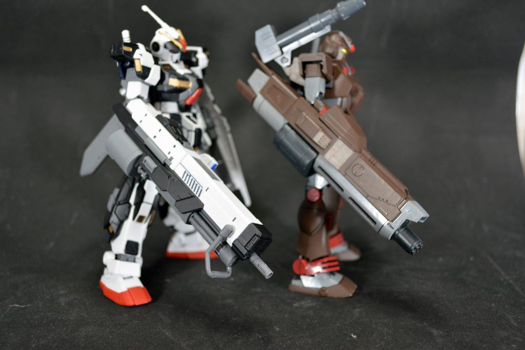 シェキナーの祖、ヘビーガンダムの複合火器システム「フレーム・ランチャー」との比較