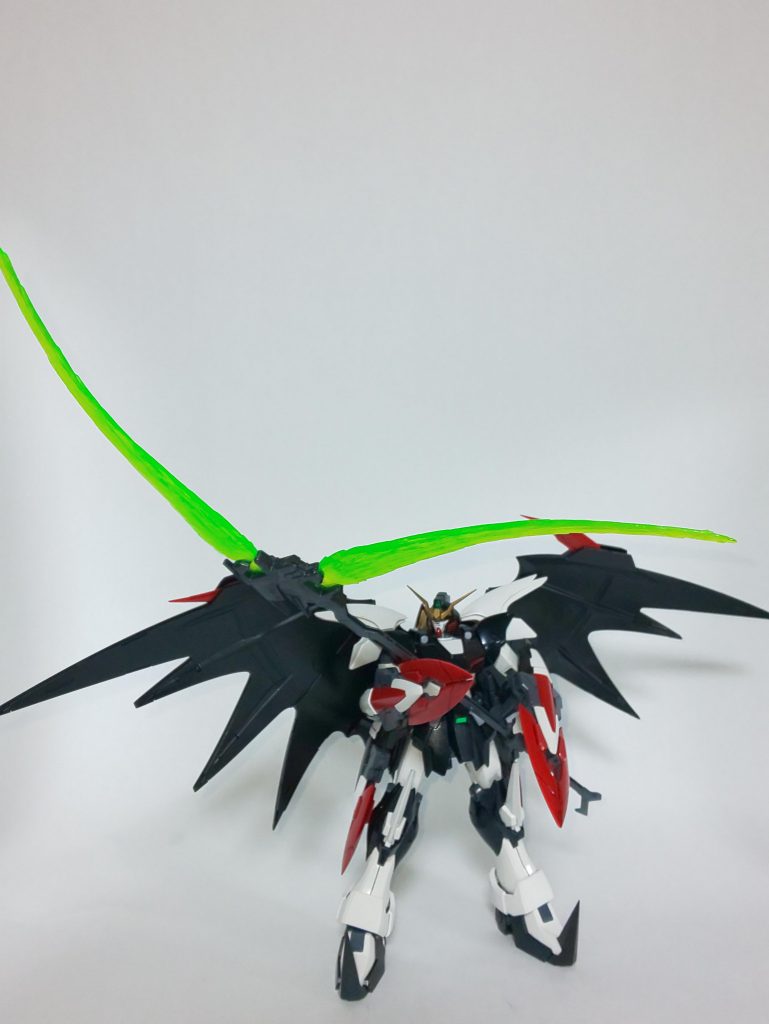 拡張キットの元々のツインビームシザース。確かに機能的なんですけど、なんか違う感…これで可動してハサミみたいに切断するなら、良かったのですけどね。