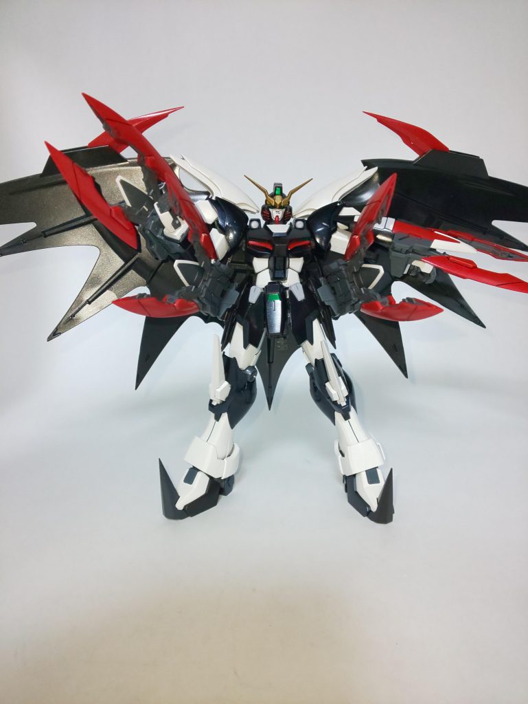 ガンダムデスサイズヘルをホーネット装備で拡張しました!元々装備してた盾は取り除き、素のデスサイズから、更にバスターシールドx2を装備してみました。
