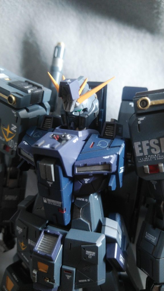 本機は、その機体特性により、各部が大型化されている。機体各部のジェネレーター、考証のために設置した各部位のシステムさらにそれを制御するハードのためである。そのため本機は継ぎ接ぎのように各部の追加を繰り返している。なお、本機はプロトタイプを開発する段階で、必要な実験、検証結果などのあらゆるデータを回収され、廃棄されている。