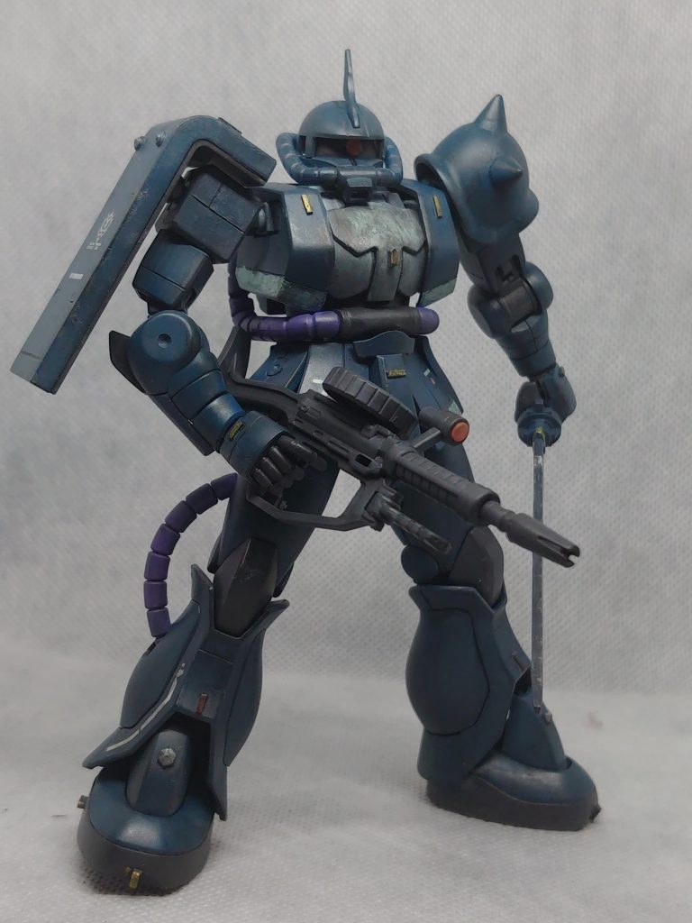 今回久しぶりにウェザリングをしましたが、そもそも暗い配色だったのと感覚を忘れがちだったのがありなんとも微妙な感じに…。何かしらの形でリベンジを決意しました。