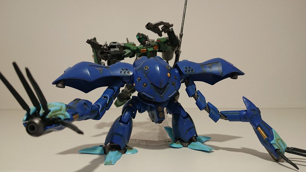 水陸と陸空で戦うイメージで。池の女神と木こり