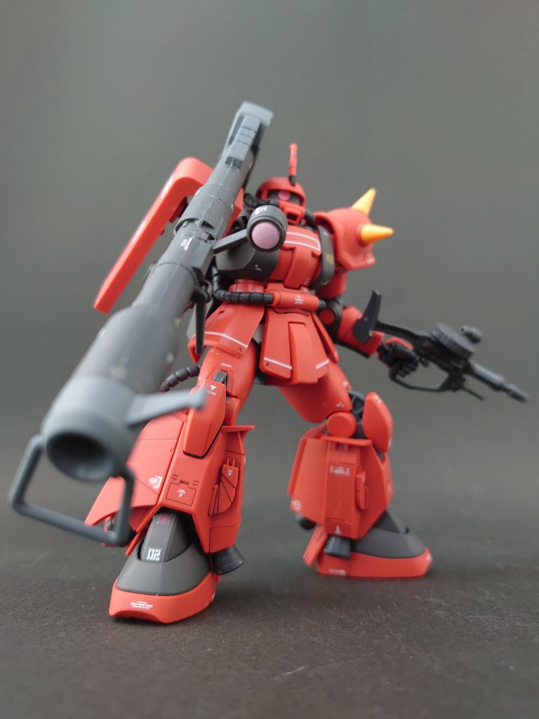 ジョニー・ライデンといえば「ジャイアント・バズ」ですね！ただ、合わせ目消しを少し失敗しました（笑）