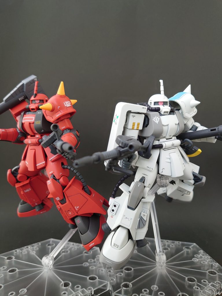 キシリア麾下のジョニー・ライデンとドズル麾下のシン・マツナガが同じ宙域にいたとは考えにくいですが、共闘してたら胸アツです🔥今回もご覧頂きありがとうございました(｀･ω･´)ゞ