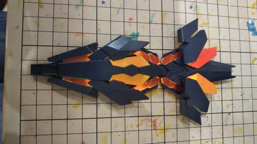 素組で製作している私の最大の壁 だったアームド・アーマーのサイコフレーム問題の突破口が見えてきました❗️😆 