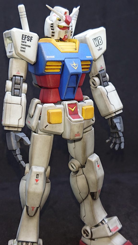 良い感じに汚しが出来たと思います。