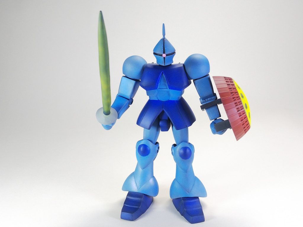 関節はアルミ線及び接着で固定ポーズです