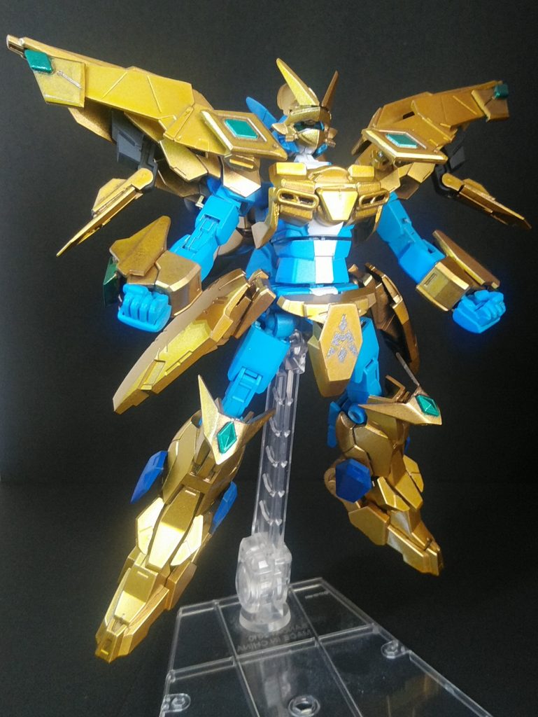 エクストリーム・ジハァァァァドッ！！！！マグナモンつったらやっぱこれ。シャイニングゴールドソーラーストームとかいう新参にはまだまだ負けんぞ。パーツ１つ着け間違えてる・・・