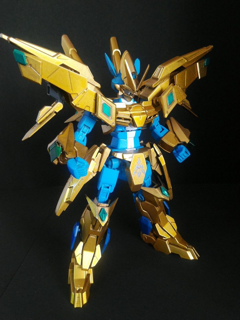 ゴールドがいい具合になるか不安でしたが納得いく色になってよかったです。今年こそエアブラシ導入したい（多分しない）