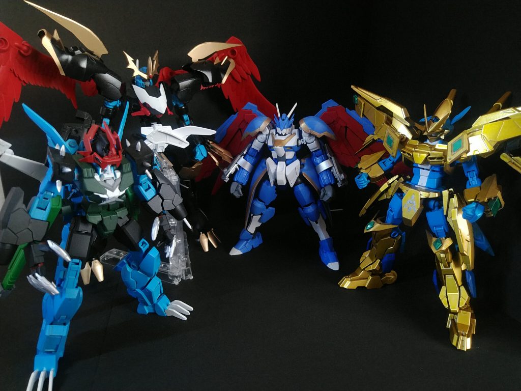 同系譜の皆さんと一緒に。これでブイモン系列はしばらくお休みになりますがパラディンモードはいつかやりたいのとブイモンもギミック活かしたいのでフレイドラ、ライドラもいつかやりたいですね。