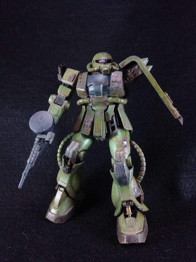 隻腕の戦士　ザクⅡ–2枚目/制作者：LUCIOLE