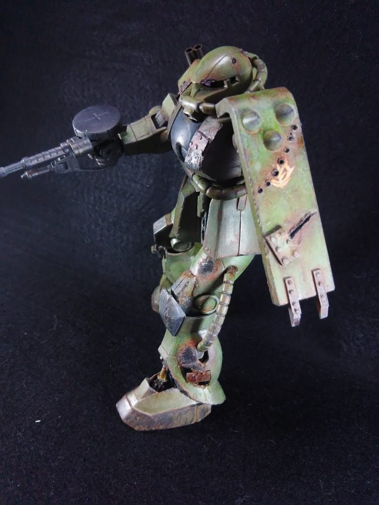 隻腕の戦士　ザクⅡ–3枚目/制作者：LUCIOLE