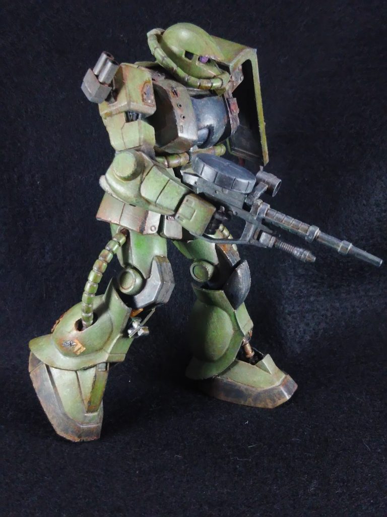 隻腕の戦士　ザクⅡ–4枚目/制作者：LUCIOLE