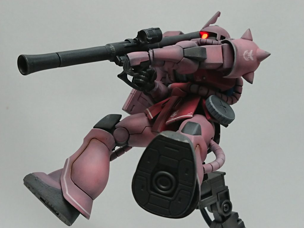 HGシャアザク実写特撮風電飾–4枚目/制作者：つしま