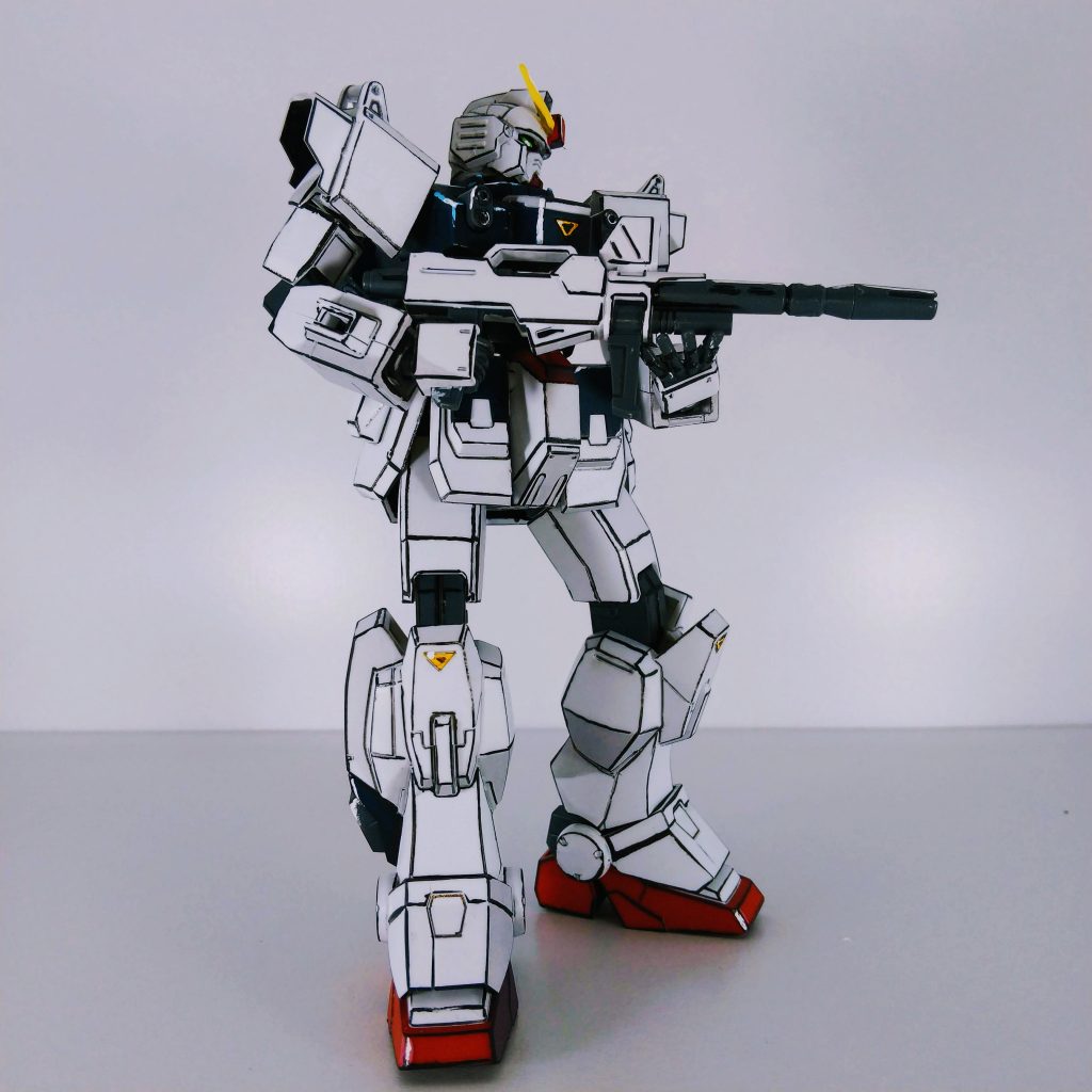 【イラスト風模型】ブルーディスティニー3号機–5枚目/制作者：tkt