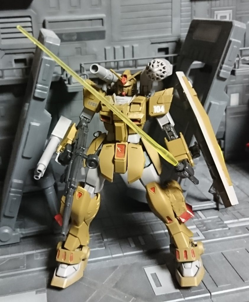 ガンダム陸戦重装型–4枚目/制作者：アレス