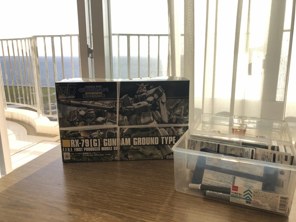 旅行ついでにプラモ屋探索→ホテルでガンプラ作成！–6枚目/制作者：guti14